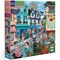 eeBoo Piece & Love: Village by the Sea - 1000 Piece Puzzle – 23" Square Adult Jigsaw, Charming Coastal Town Scene, Glossy & Dustless, Eco-Friendly
